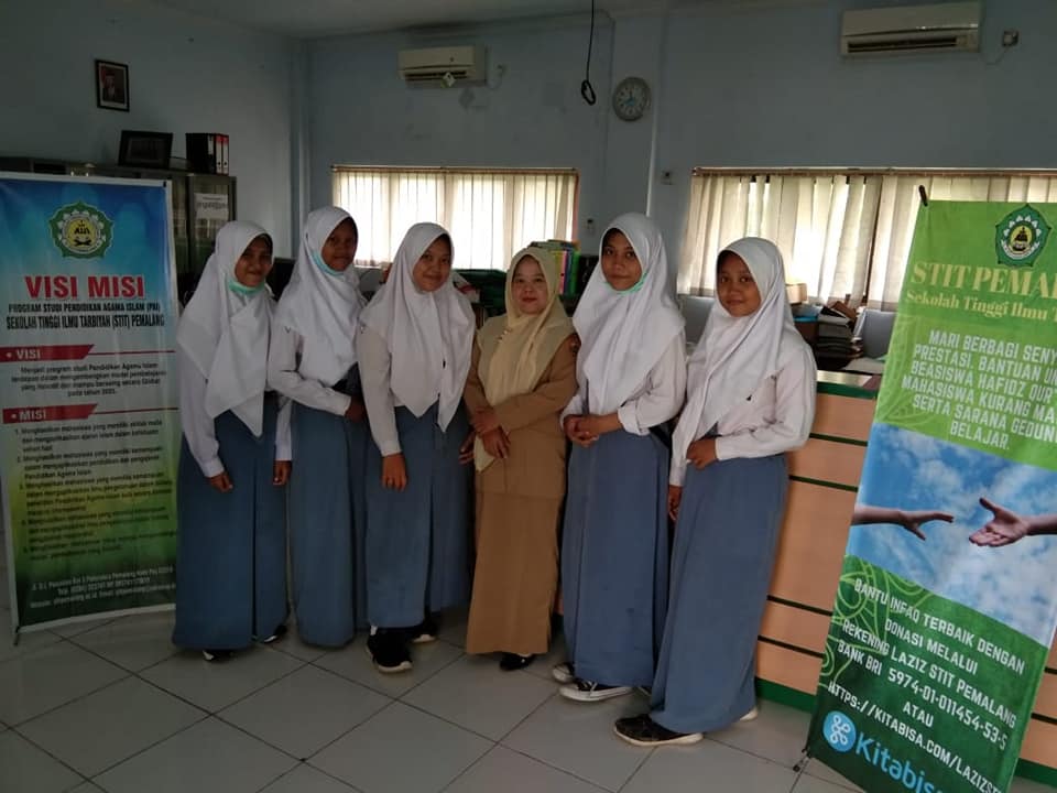 Kunjungan dari Siswa SMAN 2 Pemalang dalam rangka Observasi Perguruan Tinggi di STIT Pemalang