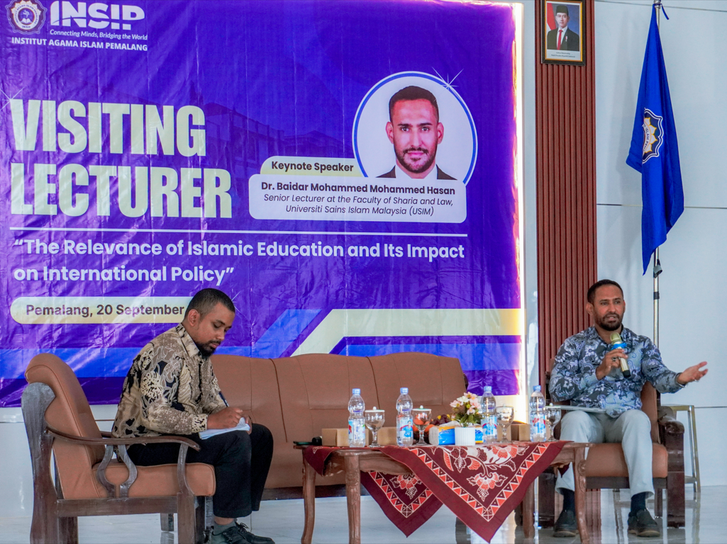 INSIP hadirkan Visiting Lecturer, Dosen Senior Bidang Hukum Syariah dari Malaysia