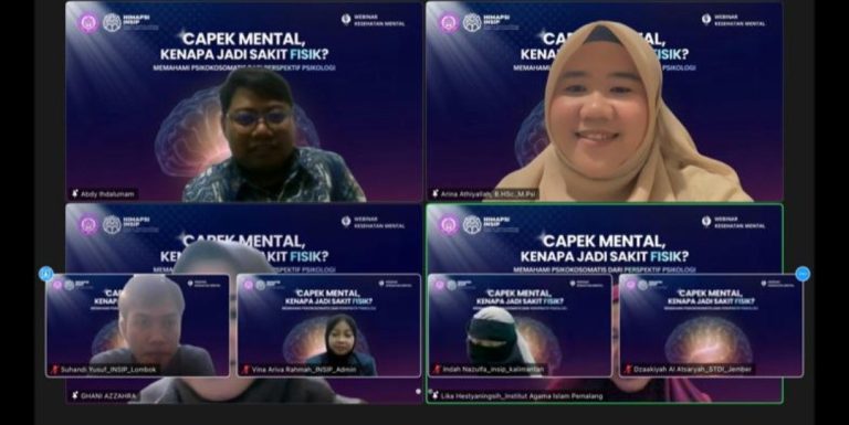 Webinar Psikologi INSIP, Sukses Hadirkan Ratusan Peserta